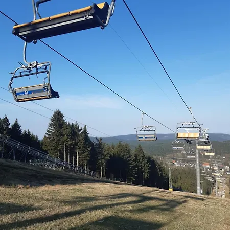 Kaminfeuer Hahnenklee - Ausblick Bis Zur Stabkirche